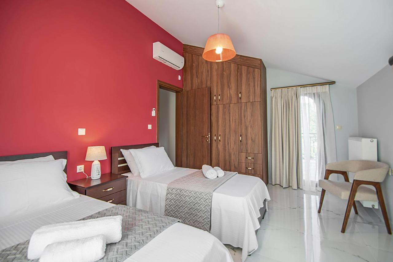 Zissis Villa & Pool 5Min Drive To Beach Kato Yerakarion ภายนอก รูปภาพ